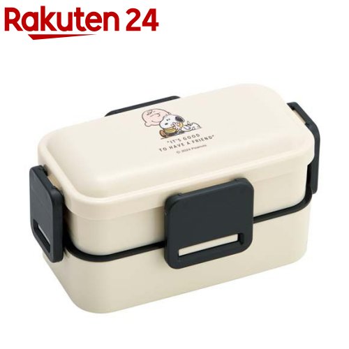 お弁当箱 スリム 二段 600ml スヌーピー バッジ PFLW4(1個)