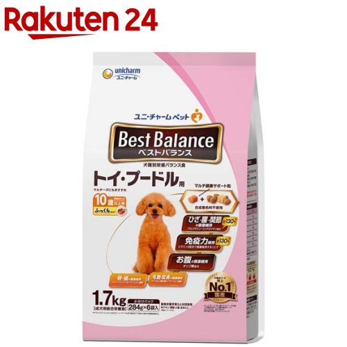 ベストバランス トイ プードル用 10歳以上用 ふっくら(1.7kg)【qw6】【dalc_unicharmpet】【ベストバランス】 ドッグフード