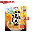 エバラ プチッとうどんプラス だし入りとろろうどん(42g 3個入 12袋セット)【エバラ】 エバラ 調味料 うどん めんつゆ 麺つゆ プチっと