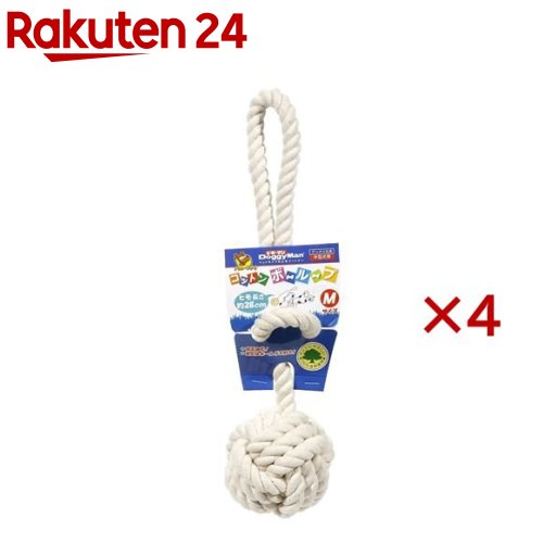 ドギーマン コットンボーループ(4セット)【ドギーマン コットンシリーズ】