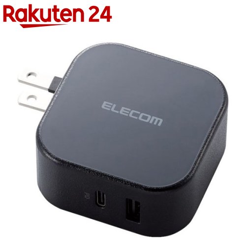 エレコム USB コンセント PD 充電器 20W USB-C 1ポート USB-A 1ポート MPA-ACCP20BK(1個)【エレコム(ELECOM)】