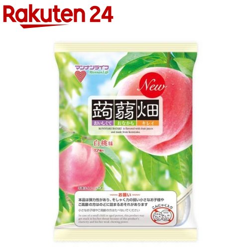 【訳あり】蒟蒻畑 白桃味(12個*12袋入)【蒟蒻畑】[こんにゃくゼリー 食物繊維 ヘルシー おやつ 夜食]のサムネイル