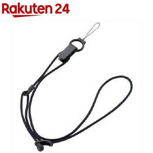 エレコム デジタルカメラ用ネックストラップ 着脱式タイプ ブラック DGS-010BK(1コ入)【エレコム(ELECO..