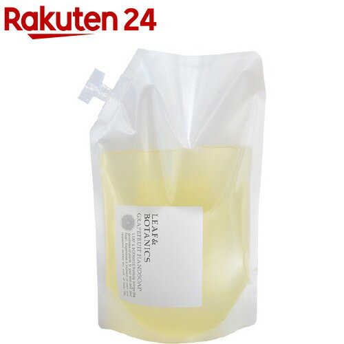 リーフ＆ボタニクス ハンドソープ グレープフルーツ 詰替用(1200ml)【L＆B(リーフ＆ボタニクス)】のサムネイル