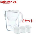 ブリタ マレーラ スターターパック ピュアパフォーマンスカートリッジ3個付き(2セット)【ブリタ(BRITA)】