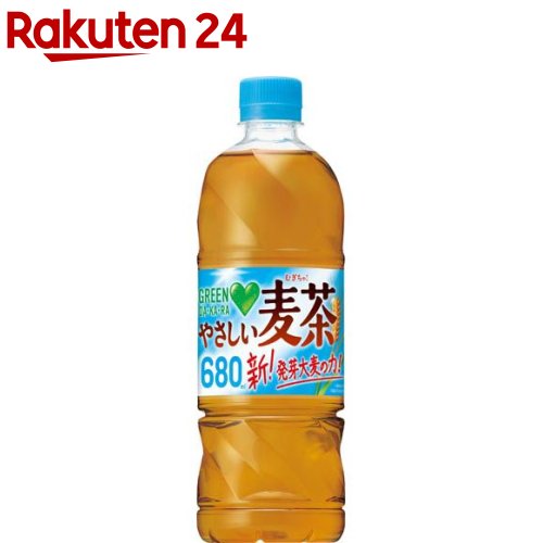 SUNTORY サントリー グリーンダカラ 麦茶 680ml PET 1ケース×24本入