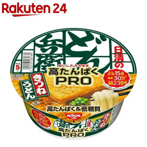 日清のどん兵衛PRO 東 高たんぱく＆低糖質 きつねうどん ケース(88g*12食入)【日清のどん兵衛】[インスタント和風カップ麺 糖質オフOFF 日清食品]