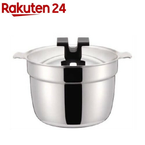 ライスポット 炊飯鍋 S-タイプ 全面ステンレス・アルミ芯3層鋼 5合 RP-5S(1コ入)【Miyaco(ミヤコ)】[RICEPOT 炊飯鍋 米 IH 5合 ステンレス アルミ 日本製]のサムネイル