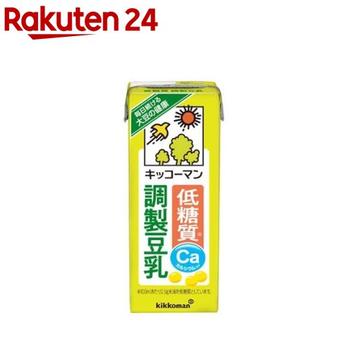 キッコーマン 低糖質 調製豆乳(200ml*18...の商品画像