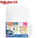 ナカバヤシ どっさり個別Dリングファイル専用 替ホルダー A4サイズ/4穴/スタンダード 3枚入 クリア CH-4132-4HC(1冊)【ナカバヤシ】