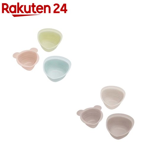 お店TOP＞ベビー＆キッズ＞ベビーフード・離乳食＞食器・食事用品＞ベビー用食器＞3つのかさなる さんかくこばちセット (1セット)【3つのかさなる さんかくこばちセットの商品詳細】●食べさせやすさ、食べやすさ、使いやすさ、3つのこだわりを「さんかく」のカタチにこめたベビー食器。持ちやすく使いやすい3つのこばちは、すっきり重ねてコンパクトに収納できます。●「さんかく」のカタチに想いを込めました。はじめてのあ〜んに愛を。はじめての離乳食。そのひとくちめは、とってもだいじ。使いやすさを考えぬいたカタチが、まるみをおびた、この「さんかく」。食べることをもっと楽しみながら、すこやかな成長を。●使いやすさの答えは「さんかく」でした。●持ちやすさにこだわったさんかく形状●こばちには目盛り付き(ひと目盛り、約大さじ1)●持ちやすく使いやすい3つのこばち●すすり飲みができるラッパ形状●すっきり重なる【規格概要】・対象月齢：5カ月頃〜【原産国】日本【ブランド】コンビ【発売元、製造元、輸入元又は販売元】コンビリニューアルに伴い、パッケージ・内容等予告なく変更する場合がございます。予めご了承ください。コンビ東京都台東区元浅草2-6-7048-797-1000広告文責：楽天グループ株式会社電話：050-5577-5043[ベビー お食事/ブランド：コンビ/]