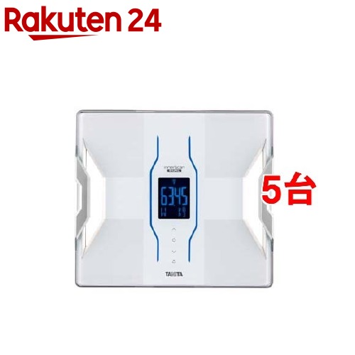 タニタ デュアルタイプ体組成計 インナースキャンデュアル ホワイト RD-907-WH(5台セット)【タニタ(TANITA)】