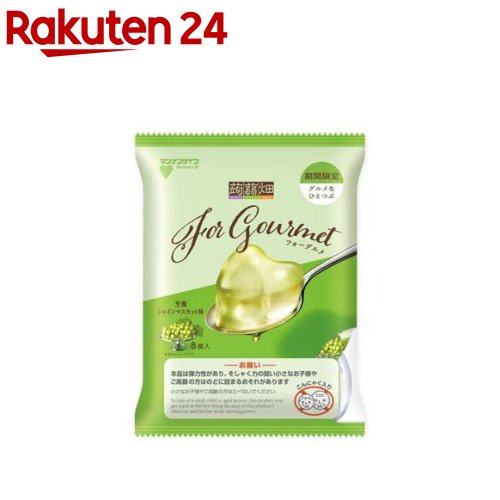 蒟蒻畑 For Gourmet 芳潤シャインマスカット味(8個×12袋入)【蒟蒻畑】