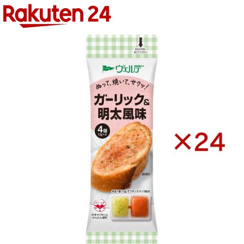 ヴェルデ ガーリック＆明太風味(4個入×24セット(1個12g))