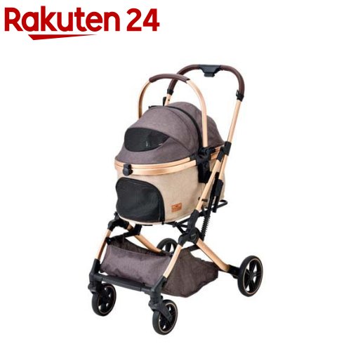 お店TOP＞ペット用品＞犬用品(グッズ)＞犬用おでかけ用品(旅行・お散歩)＞カート(犬用)＞OSOTO GRACE RCII キャメル (1個)【OSOTO GRACE RCII キャメルの商品詳細】●おでかけに煌めきをバギー・キャリー・ハウスと使い方が選べる便利な3WAY！便利な3パターンの使い方ができるので、お散歩や通院・旅行など、シーンに合わせて使い分け。本体バスケットはボタンで簡単に着脱可能。バスケットを取り外せば、折畳み簡単、コンパクトに収納ができる。フレームは便利な自立式。●ペットとの距離が近くて安心：バスケットとの距離が近いフレーム設計で、ペットの様子がよく見え、触れ合えます。●こだわりタイヤ：大口径タイヤででこぼこ道でも快適な乗り心地＆押し心地。前輪とフレームの計4ヶ所にサスペンションを搭載。気になる振動からペットをやさしく守ります。●キャリーハンドル付：折りたたみ時の持ち運びもらくらく。カートが使用できない場所でもペットをバスケットに入れながら持ち運びラクラク。ネコちゃんのおでかけにも！飛び出し防止リード2本付き★各サイズ●本体サイズ(組み立て時)：約幅52.0×奥行き75.0×高さ107.5cm●折りたたみ時サイズ：約幅52.0×奥行き27.5×高さ67.5cm●本体バスケットサイズ(内寸)：約幅33.0×奥行き57.0×高さ23.0cm●天面カバーを閉じたとき：約高さ46.0cm●底板厚み：約2.0cm●収納バスケットサイズ：約幅33.0×奥行き38.0×高さ21.0cm●本体重量：約8.1kg(本体バスケット重量：約2.8kg)●本体バスケット耐荷重：22kg以下、収納バスケット耐荷重：2kg以下、ドリンクホルダー耐荷重：0.6kg以下●愛犬・愛猫の移動用カートとしてご使用ください。●取扱説明書通りに組み立ててください。【注意事項】・廃棄する場合は、各自治体の廃棄ルールにしたがってください。【原産国】中国【発売元、製造元、輸入元又は販売元】GEX(ジェックス)こちらの商品は、ペット用の商品です。リニューアルに伴い、パッケージ・内容等予告なく変更する場合がございます。予めご了承ください。GEX(ジェックス)大阪府東大阪市今米1-14-5072-966-0054広告文責：楽天グループ株式会社電話：050-5577-5043[ペットのサークル・雑貨など]