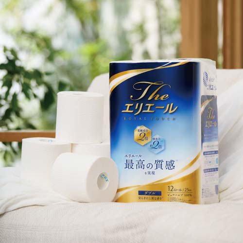 エリエール Theエリエールトイレットティシュー ダブル(12ロール)【エリエール】 rakuten24-11268273 楽天24 サンプル画像2