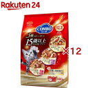 コンボ キャット 15歳以上 毛玉対応アソート(5袋入×12セット(1袋120g))【コンボ(COMBO)】