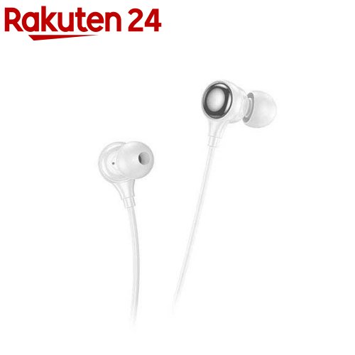 hoco. M116 Type-Cイヤホン 高音質 高感度マイク ホワイト M116-TC-WH(1個)
