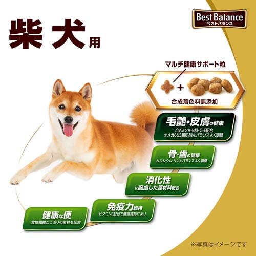 ベストバランス カリカリ仕立て 柴犬用 ドッグフード ドライ ユニチャーム(4kg*2セット)【ベストバランス】 (2)