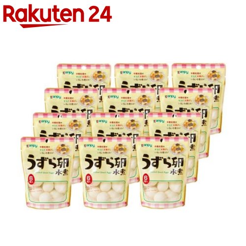 カンピー うずら卵水煮(6個入×12セット)【Kanpy(カンピー)】
