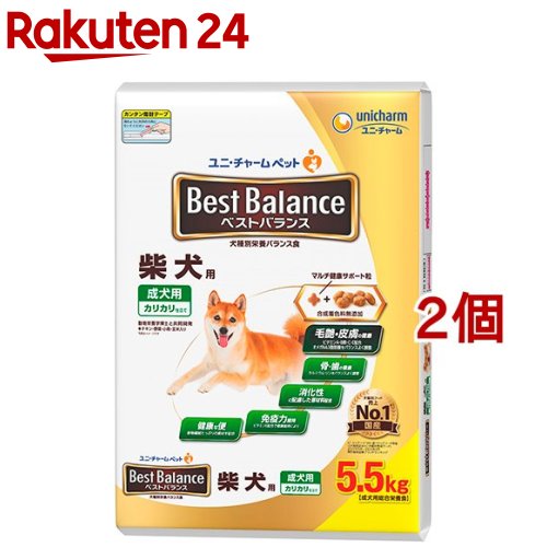 ベストバランス カリカリ仕立て 柴犬用(5.5kg 2個セット)【ベストバランス】