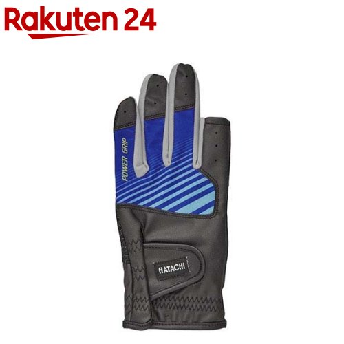 HATACHI(ハタチ) グラウンドゴルフ パワーグリップ合皮指切手袋 BH8075 ブルー(27) LL(1双)【HATACHI(..