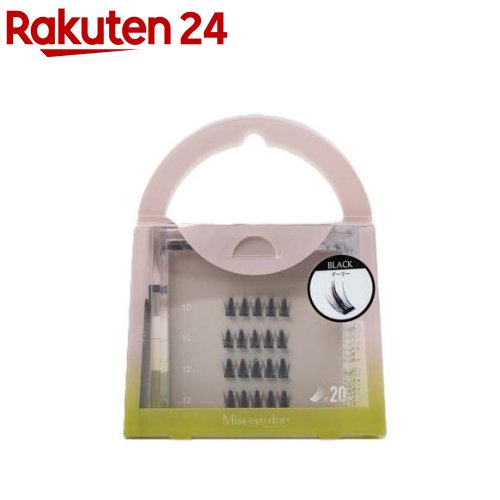 1秒まつエク ドーリータイプ 10-12mm ブラック(20束入)【ミスアイドール】