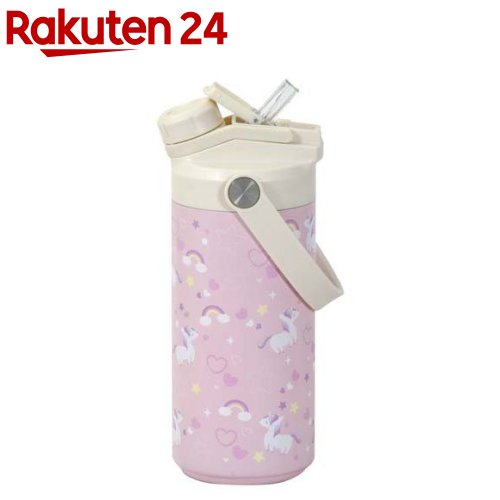 保冷専用 2WAYキッズボトル ストロー＆直飲み 400ml ユニコーン HC-909(1本)【パール金属】