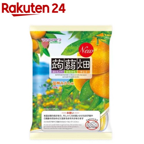 蒟蒻畑 温州みかん味(12個*12袋入)【蒟蒻畑】[こんにゃくゼリー 食物繊維 ヘルシー おやつ 夜食]のサムネイル