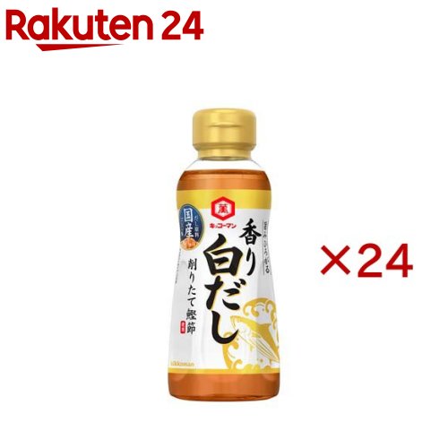 Noodle Soup - 旨みひろがる 香り白だし(300ml×24セット)【キッコーマン】