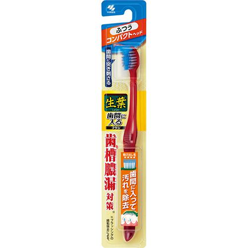 生葉 歯間に入るブラシ コンパクト ふつう(1本入*2コセット)【生葉】[歯槽膿漏対策]