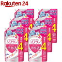 ソフラン プレミアム消臭 柔軟剤 フローラルアロマの香り 詰め替え ウルトラジャンボ(1680ml*6袋セット)【ソフラン】