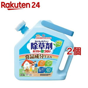 アースガーデン みんなにやさしい除草剤 おうちの草コロリ 大容量 雑草対策(6L*2コセット)【アースガーデン】[雑草 苔 コケ取り 除草 除去 対策 液剤 駐車場 庭 墓]