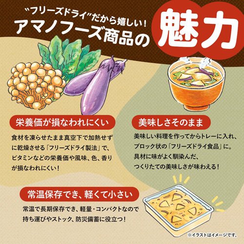 【訳あり】アマノフーズ 炙り たらこ雑炊(1食入*8袋セット)【アマノフーズ】 rakuten24-11182283 楽天24 サンプル画像3