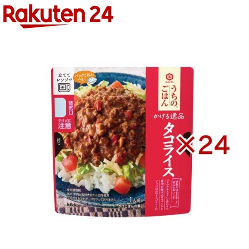 うちのごはん かける逸品 タコライス(97g×24セット)【キッコーマン】