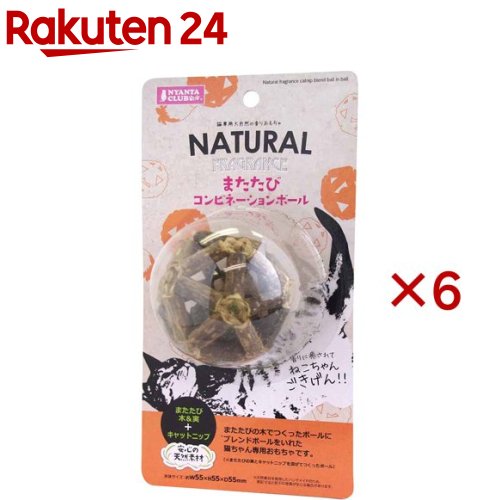 お店TOP＞ペット用品＞猫用品(グッズ)＞猫用おもちゃ・玩具(猫・遊)＞ボール・玩具(猫用)＞またたびコンビネーションボール CT-432 (6セット)【またたびコンビネーションボール CT-432の商品詳細】またたびの木でつくったボールにブレンドボールをいれた 猫ちゃん専用おもちゃです。【規格概要】・本体サイズ：W55*D55*H55mm・材質：またたびの木、またたびの実、キャットニップ、天然麻、アラビアガム【原産国】中国【ブランド】ニャン太【発売元、製造元、輸入元又は販売元】マルカンこちらの商品は、ペット用の商品です。※説明文は単品の内容です。リニューアルに伴い、パッケージ・内容等予告なく変更する場合がございます。予めご了承ください。・単品JAN：4906456563372マルカン532-0011 大阪市淀川区西中島7-1-26072-931-0345広告文責：楽天グループ株式会社電話：050-5577-5043[猫用品/ブランド：ニャン太/]