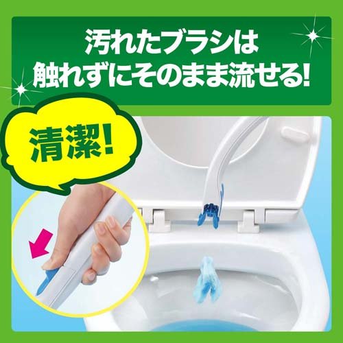 スクラビングバブル 流せるトイレブラシ 除菌 ホワイトブロッサム 付け替え 使い捨て(12個入*3袋セット)【スクラビングバブル】[トイレ洗剤 トイレ掃除 まとめ買い 洗浄 詰め替え]