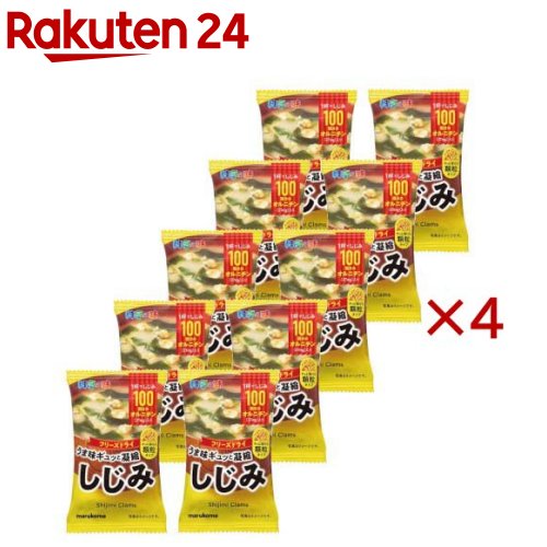 料亭の味 フリーズドライ 顆粒 みそ汁 しじみ(10食入×4