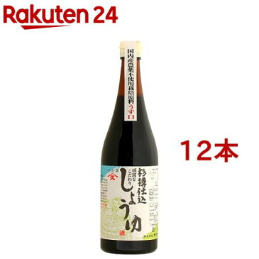 頑固 淡口醤油(720ml*12本セット)