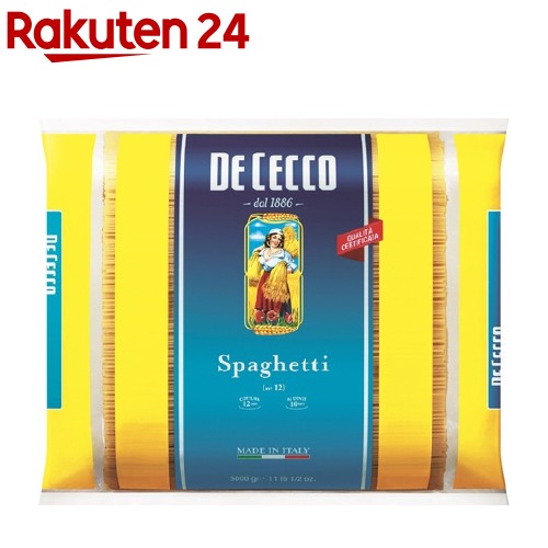 ディチェコ No.12 スパゲッティ(5kg)【ディチェコ(DE CECCO)】 パスタ スパゲティ スパゲッティ