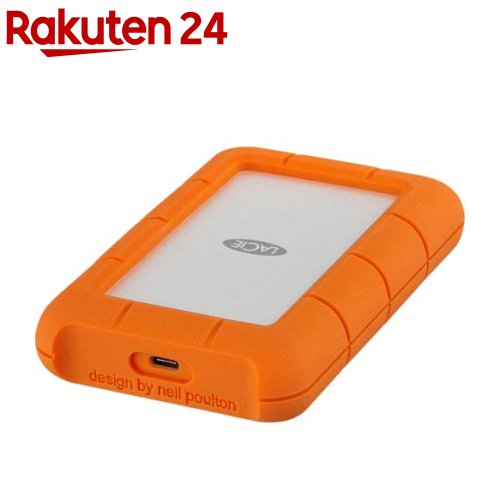 エレコム LaCie ハードディスク 外付け 1TB Rugged Mini Type-C 2年保証 2EUAP8(1個)【エレコム(ELECOM)】[Mac iPad Windows対応 耐落下性 耐衝撃性 防塵 耐雨性]