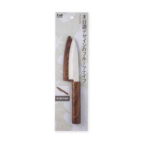 サヤ付きフルーツナイフ 木目調 DH8017(1本) rakuten24-11299115 楽天24 サンプル画像2