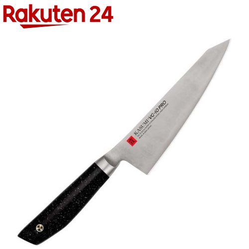 お店TOP＞ホーム＆キッチン＞調理器具＞包丁・ナイフ＞その他の包丁・ナイフ・はさみ＞スミカマ 霞(KASUMI) VG-10PRO 骨透き 14cm 52014 (1本)【スミカマ 霞(KASUMI) VG-10PRO 骨透き 14cm 52014の商品詳細】●霞KASUMI VG-10 PRO包丁は他の霞KASUMIシリーズの開発・製造を経て蓄積した技術を結集し企画されたプロ仕様包丁シリーズです。●包丁用に特別に開発された武生鋼材 超硬質合金鋼V金10号の100％無垢材使用による強靭なブレードに卓越した技術を持つ職人による本刃付けが施されており、切れ味と持続性を持ち、末永くお使い頂けます。●柄部には人工大理石が使用され衛生面且つ耐久性に大変優れています。【規格概要】サイズ(約)：全長22.5cm、刃渡り14cm本体重量(約)：100g素材・材質：V金10号、柄部／人工大理石【ブランド】霞(KASUMI)【発売元、製造元、輸入元又は販売元】スミカマリニューアルに伴い、パッケージ・内容等予告なく変更する場合がございます。予めご了承ください。スミカマ501-3911 岐阜県関市肥田瀬383-10575-23-1331広告文責：楽天グループ株式会社電話：050-5577-5043[調理器具/ブランド：霞(KASUMI)/]