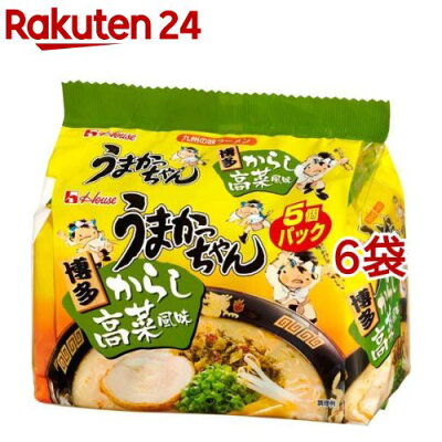 楽天24 うまかっちゃん 博多からし高菜風味(5食入*6袋セット)【うまかっちゃん】