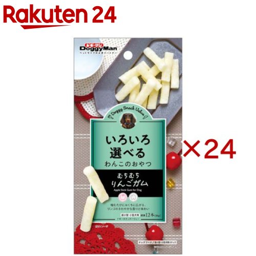 Shoe Shape - ドギースナックバリュー むちむちりんごガム(35g×24セット)【ドギースナックバリュー】
