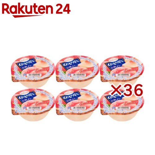 たらみ くだもの屋さん 白桃ゼリー(6個入×6セット(1個160g))【くだもの屋さん】[フルーツゼ ...