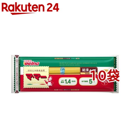 マ・マー 結束スパゲティ 1.4mm(400g*10袋セット)【マ・マー】