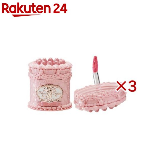 フラワーノーズ ストロベリーキューピッド ケーキリップクリーム V06(5ml×3セット)【Flower knows(フラワーノーズ)】