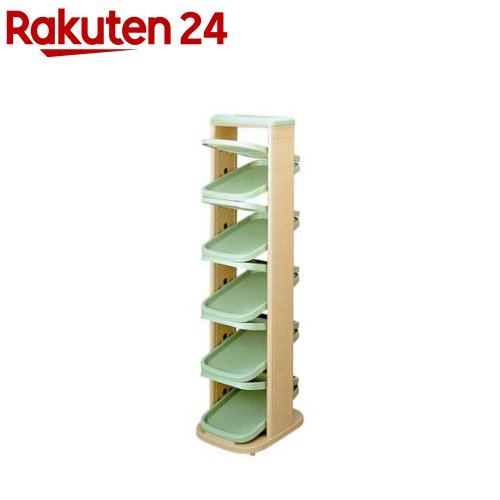 お店TOP＞日用品＞サンダル・シューズ＞靴用品＞収納ケース(靴用)＞ソルダー10段 グリーン I-113-3 (1個)【ソルダー10段 グリーン I-113-3の商品詳細】●クルっと回って上下に動くラクラクシューズラック【規格概要】商品サイズ：約325×370×1230mm材質：スチロール樹脂他【注意事項】・火のそばに置かないでください【原産国】日本【発売元、製造元、輸入元又は販売元】伊勢藤リニューアルに伴い、パッケージ・内容等予告なく変更する場合がございます。予めご了承ください。伊勢藤577-0016 大阪府東大阪市長田西4丁目2番31号06-4307-5405広告文責：楽天グループ株式会社電話：050-5577-5043[インテリア 収納]