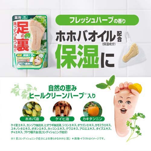 フットメジ 薬用フットソープ フレッシュハーブの香り(65g*3セット)【フットメジ】 3